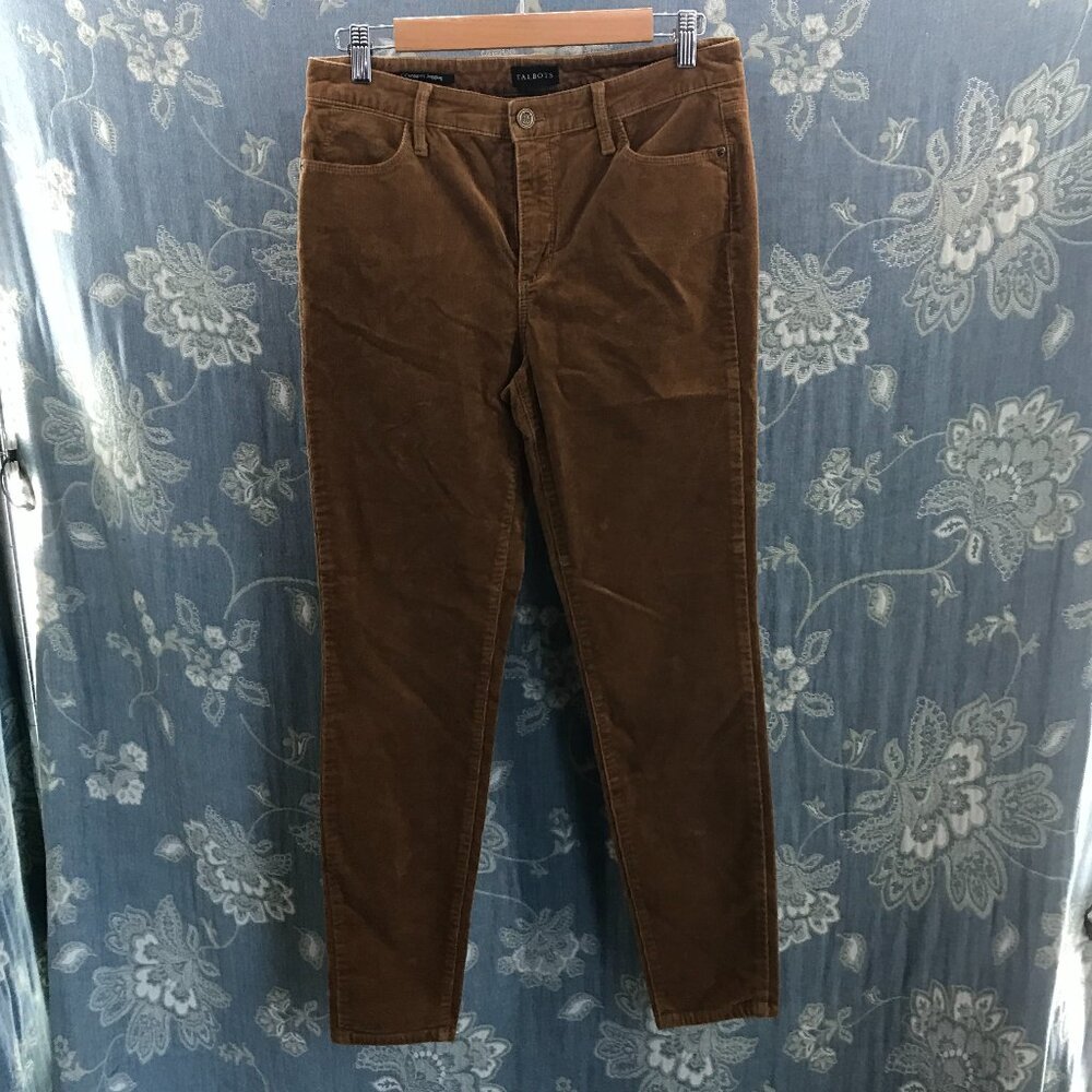 Talbots tan corduroy jegging pants size 4